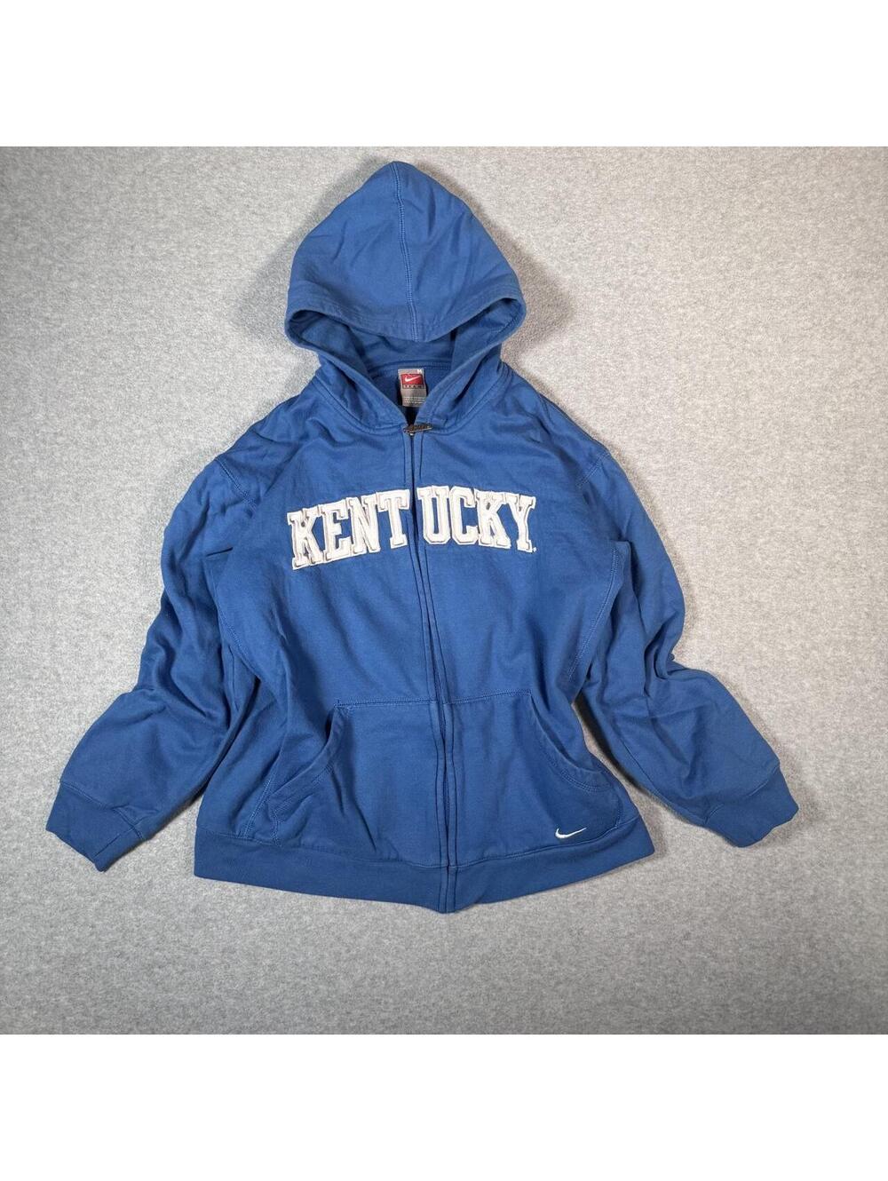 Y2K blue university of Kentucky zip up hoodie